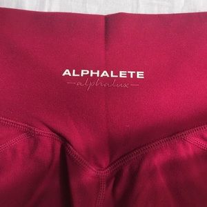 Alphalete Alphalux Pocket Legging Raspberry